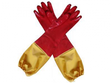 PVC-Handschuhe mit Ärmel