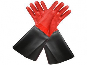 PVC-Handschuhe mit Ärmel