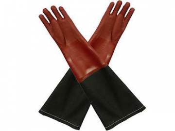 PVC-Handschuhe mit Ärmel