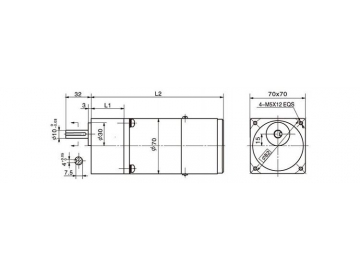 AC-Getriebemotor und Getriebe 60YN06-90YN90