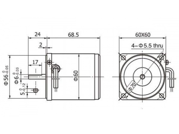 4W-40W Einphasen-AC-Motor