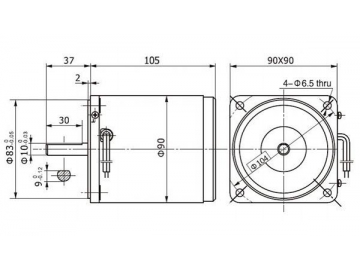 4W-40W Einphasen-AC-Motor