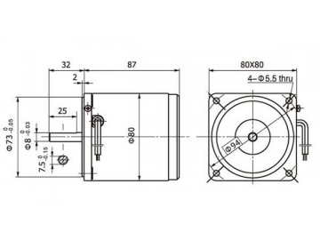 15W-40W Dreiphasen-AC-Motor