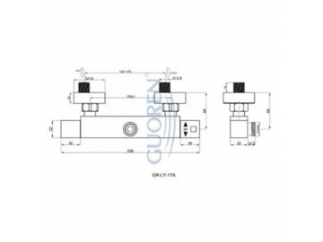 LY17 Chrom Thermostat Duschenmischer