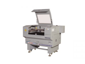 CO2-Laser Schneidemaschine mit Ein-Schneidkopf 600×400mm, Laser-Laserschneidsystem CMA6040