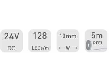 D9128B 24V 10mm  Gewerblich nutzbare LED-Streifen