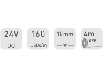 D9160B 24V 10mm  Gewerblich nutzbare LED-Streifen