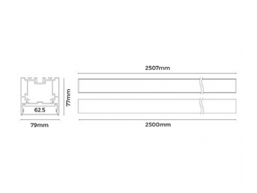 Leuchtkörper für LED-Strips, LS7977