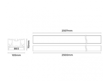 Leuchtkörper für LED-Strips, LS10570