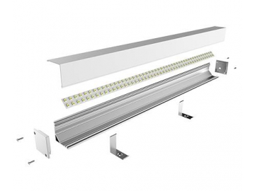 90° LED-Winkelprofil für LED-Strips, LG3030K(B)