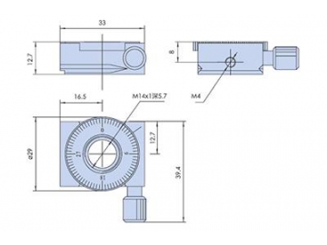 Schneckengetriebene Rotationstische