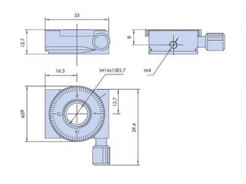 Schneckengetriebene Rotationstische