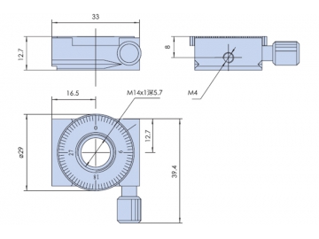 Manueller Präsitions-Rotationstisch WN02RM29