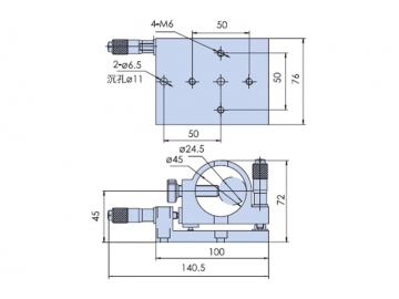 Zylindrische Laserhalter