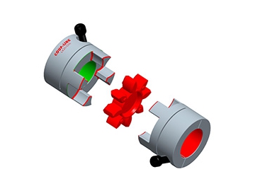 LK8-2 Jaw Coupling - Clamp Type