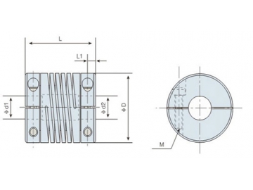 LK2-4 Beam Kupplung - Klemmbefestigung