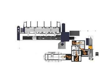 Laser-Rohrschneidanlage TS65, Laserschneiden für Sitzgestelle