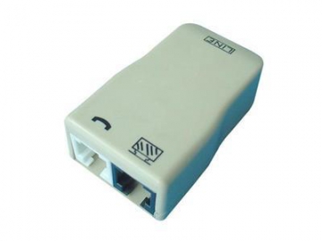 In-line DSL-Filter mit 1 RJ11 Buchse auf 2 RJ11 Buchsen