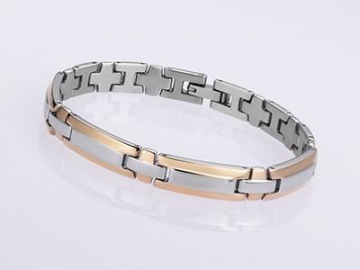 S1115-1 Healthcare Magnetic Stainless Steel Bracelet Magnetisches Gesundheitsarmband, Therapeutische Energieheilung Armband