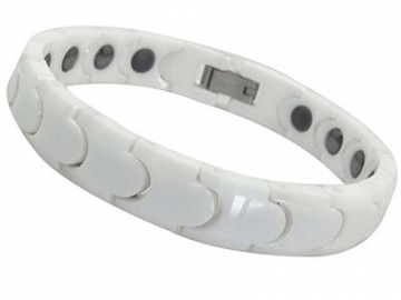 SC979 - Keramik Magnetarmband, Magnetschmuck aus Keramik Magnetisches Gesundheitsarmband, Therapeutische Energieheilung Armband