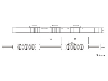 LED Modul, MUX280B(1.8W)