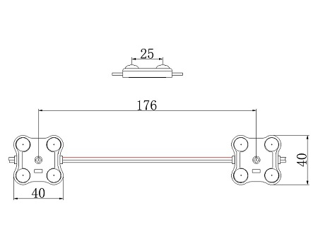 LED Modul, MBX304B(1.8W)