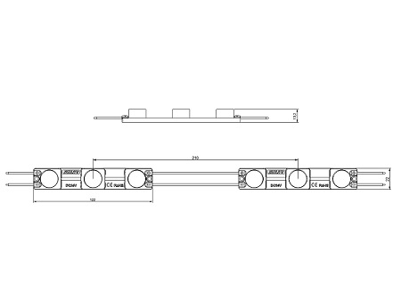 LED Modul, MRX269E(3.6W)