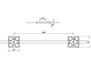 LED Modul, MKX238B(1.44W)