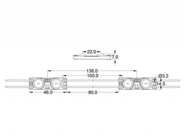 LED Modul, MKX218B(0.72W)