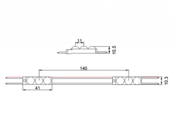 LED Modul, MKX293B(0.72W)