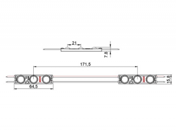 LED Modul, MKX237B(1.08W)