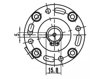 120W (3200±8% RPM) Lenkmotor, Bürstenmotor, PMDC Motor ZD063AX