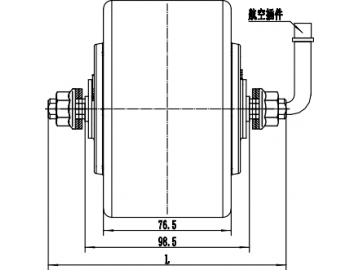 200-300W Antriebsmotor, bürstenloser DC Motor, PMDC Motor GF075AQH2