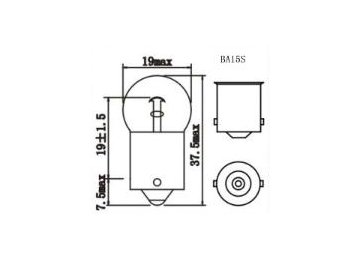 G18 R10W Glühlampe