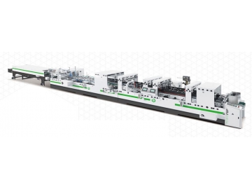 High Speed Carton Box Folding and Gluing Machine (4&6 Corners Boxes Folder Gluer), HZH-FBP