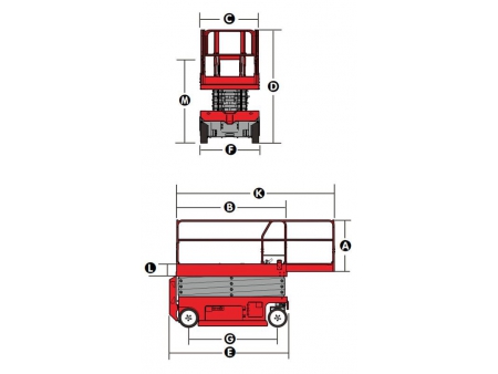 Selbstfahrende Elektroscherenbühne, XE-N Serie