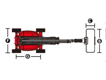 Selbstfahrende Gelenk-Teleskopbühne, HZ180JRT/HZ200JRT/HZ260JRT