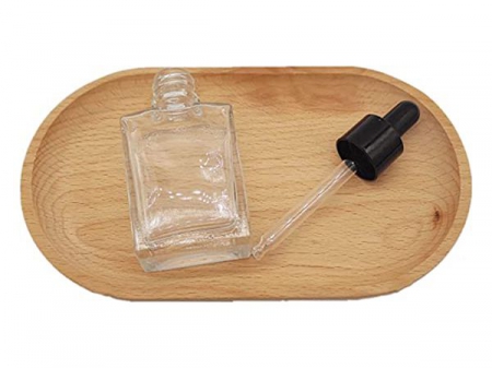 Pipettenflaschen aus Glas/ Glasflaschen mit Pipettendeckel, rechteckig, SP-602