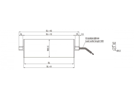 DM80  AC Trommelmotor