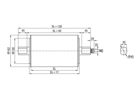 DM165  AC Trommelmotor