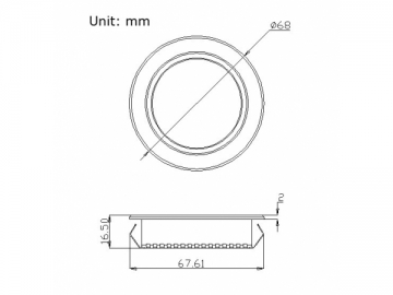 LUNA Deckenleuchte L15 / LED Puck Kit