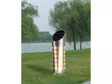 Solarlampe für den Rasenplatz