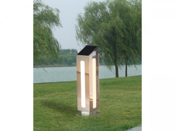 Solarlampe für den Rasenplatz