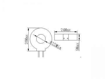 50A Nullphasen-Stromwandler