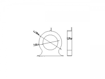 1000A Nullphasen-Stromwandler