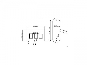 200A 3-Phasiger Stromwandler