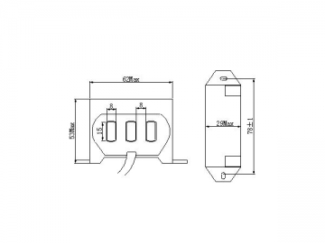 100-200A 3-Phasiger Stromwandler