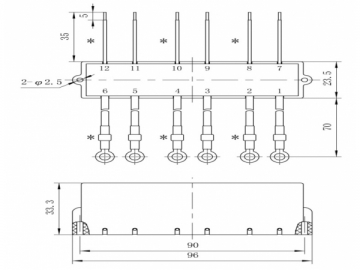 1.5A 3-Phasiger Stromwandler