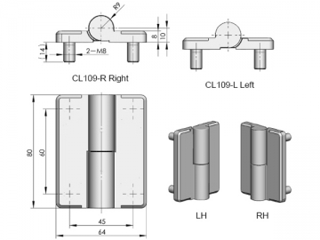 CL109 einfaches Scharnier