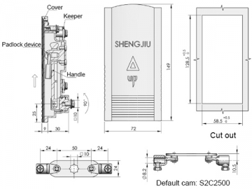 MS850-1 Panelriegel